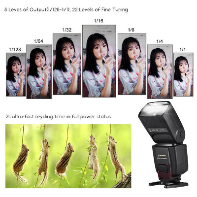 

YONGNUO YN565EX IIIN Wireless TTL Slave Flash Speedlite GN58 High Speed Recycling System Supports USB Firmware Upgrade for Nikon