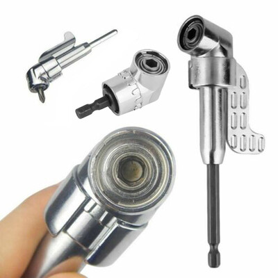 

105 Degree Angle 14 Extension Hex Drill Bit Screwdriver Socket Holder Adaptor