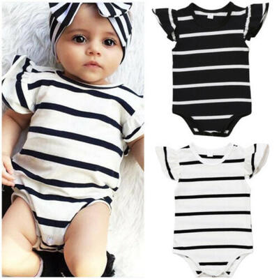 

US Baby Girls Boys Newborn Clothes Cotton Romper Bodysuit Jumpsuit Summer Outfit