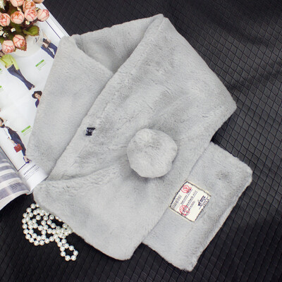 

2018 autumn&winter new hair ball soft fur scarf warm simple simple lady imitation rabbit fur collar
