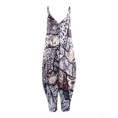 

Women Strappy Bib Cargo Pants Hip Hop Harem Pants Jumpsuit Romper Playsuit