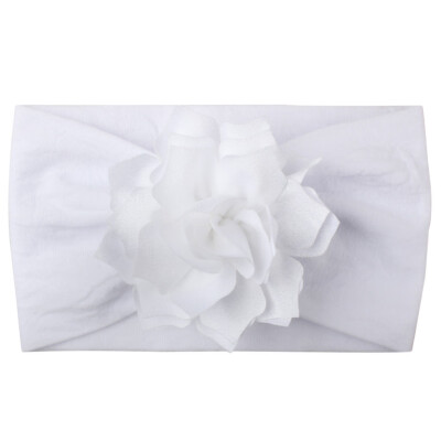 

SUNSIOM Soft Baby Girls Kids Toddler Bow Hairband Headband Turban Big Flower Head-Wrap