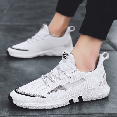 

Summer breathable mens shoes Korean version of the trend of mens sports&leisure breathable white versatile shoes tide shoes
