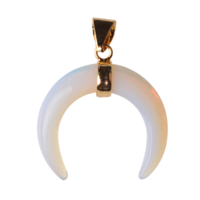 

Sterling Silver Crescent Moon Pendant NecklaceRing for Women Girl 18