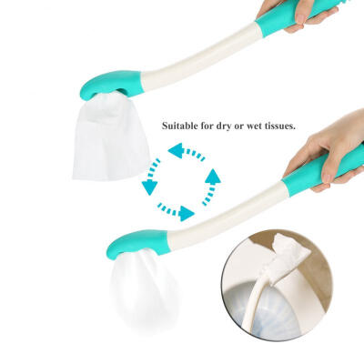 

Greensen Long Handle Reach Comfort Bottom Wiper Holder Toilet Paper Tissue Grip Self Wipe Aid Helper