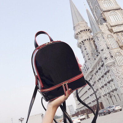 

Fashion Silver Hologram Laser Backpack Women Mini Backpacks for Teenage Girls PU Leather Small Back Pack Woman Bagpack Female