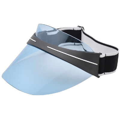 

Plastic Clear Sun Visor Hat Outdoor Sports Beach Travel Golfing Visor Hat Cap