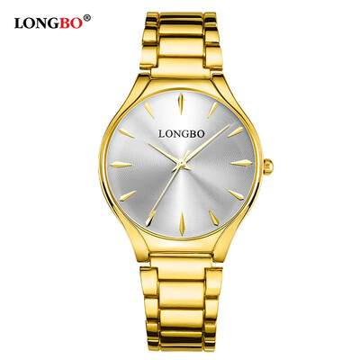 

80471 couple watch waterproof quartz mens watch trend steel strip