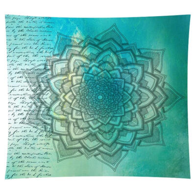 

Mandala Print Tapestry Wall Hanging Blanket Boho Beach Yoga Mat Home Carpet