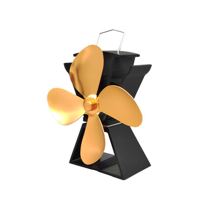 

4 Blades Thermal Energy Burner Fan Heat Driven Circulatin Eco Warm Winter