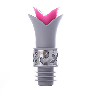

Creative Lily Shape Silicone Wine Bottle Cap Anti-Leakage Plug Stopper Pourer