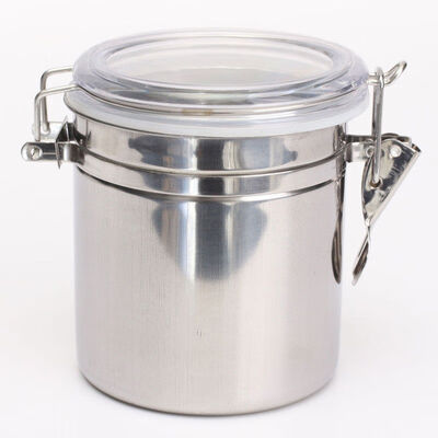 

New Stainless Steel Airtight Sealed Canister Coffee Flour Sugar Tea Container