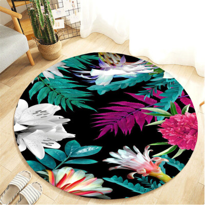 

〖Follure〗Botany Elements Blanket Round Bathroom carpet 60cm