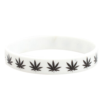 

Personality Simple Reggae Leaf Silicone Bracelet Leisure Student Unisex Pair Bracelet Jewellery