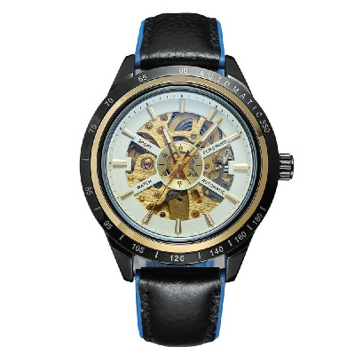 

Forsining 340 Top Brand Automatic Mechanical Business Men Watch Skeleton Luxury Watch Luxury Fashion Military Stainless Steel Watc