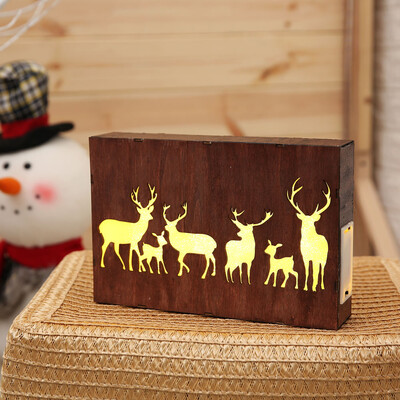 

〖Follure〗Wooden Photo Frames 3D Led Table Night Light Decoration Lamp OnOff Switch