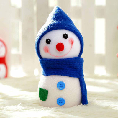 

〖Follure〗Christmas Doll Decorations Snowman Apple Bag Gift Bag Candy Bag Xmas Eve A