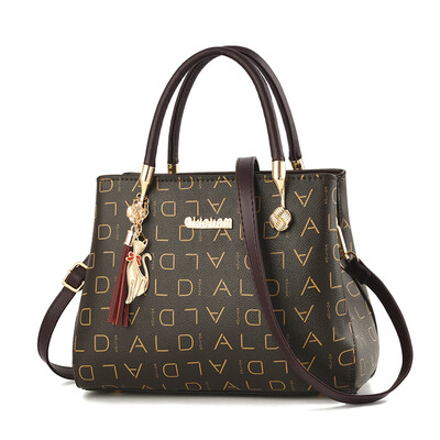 

Middle-aged Mothers Trendy Single Shoulder Slant Bag Ladys Mother-in-law Carries Handbag&Big Bag
