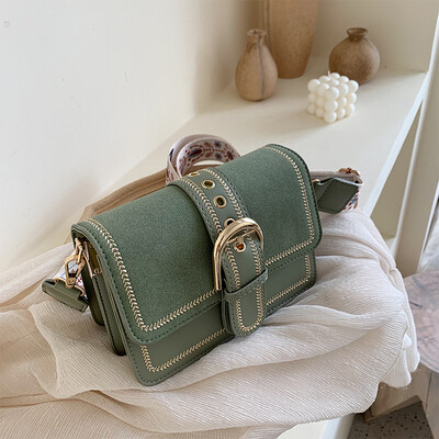 

Internet celebrity ins retro bag fashion broadband single shoulder small square bag new 2019 frosted female bag oblique bag tide