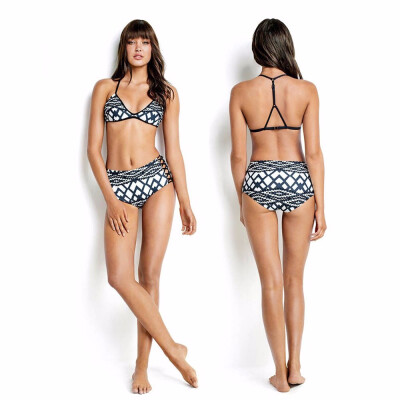 

Roseonmyhand Women Push-up Padded Bra Floral Bikini Set Swimsuit Swimwear Bathing
