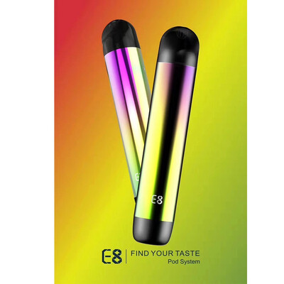 

E8 Pod System Vape Kit with 350mAh Battery & 12ml Pod E cigarette vs VEIIK AiroDRAG Nano Hotcig Kubi Minifit