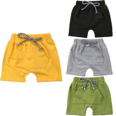 

Kids Baby Boy Girl Casual Shorts Pants Toddler Infant Harem Jogger Trouser 1T-5T