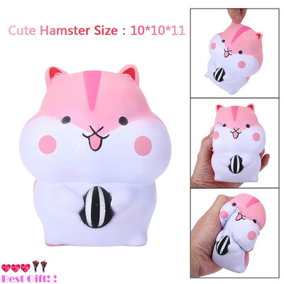

Gotoamei 1PC Cute Hamster Slow Rising Collection Squeeze Stress Reliever Toy