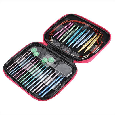 

Greensen Interchangeable Aluminum Circular Knitting Needle Sets Knitting Needle Set Interchangeable Knitting Needle