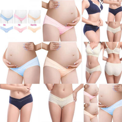 

Pregnancy Maternity Underwear comfy Brief Panties Cotton Low-Waist Underwear