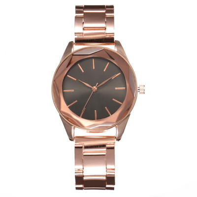 

New hot-selling fashion simple ladies alloy steel belt watch casual quartz watch female models