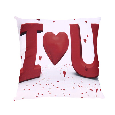 

Siaonvr Valentines Day Print Pillow Cases Polyester Sofa Car Cushion Cover Home Decor
