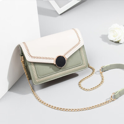 

In summer the tide of foreign-style girls is Korean leisure single shoulder messenger bag chain small square bag