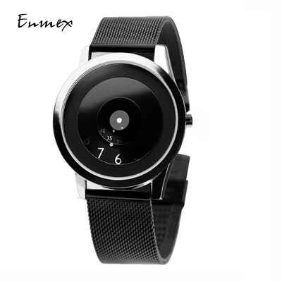 

Holiday gift Enmex focus time concept watch creative design stack pointer fresh simple watch