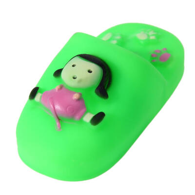 

Slipper Shape Squeaky Toys Puppy Chew Play Toys Dog Sound Toys