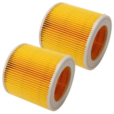

Greensen 2Pcs Corrugated Filter Fit for Karcher A2004 A1000 Wet & Dry Vacuum Cleaners