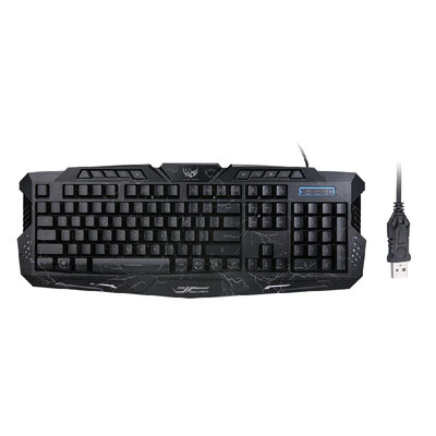 

Latest LED Gaming Wired 24G Keyboard&Mouse Set for Computer Multimedia Gamer