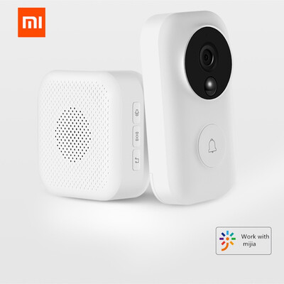

Xiaomi smart doorbell AI Face Identification 720P IR Night Vision Video Doorbell Set Motion Detection SMS Push Intercom