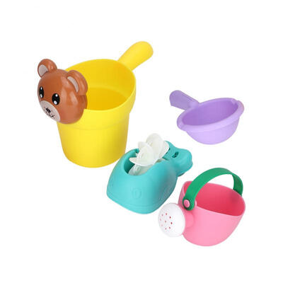 

Greensen 4Pcs Baby Bath Toy Kids Shower Toy Toddler Water Playing Tool for Home Swimming Pool
