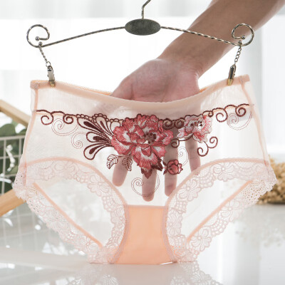 

Sexy Underwear Women Eight Colors Cotton Panties Sexy Lace Lingerie Hollow Briefs flower Intimates Underpants T2