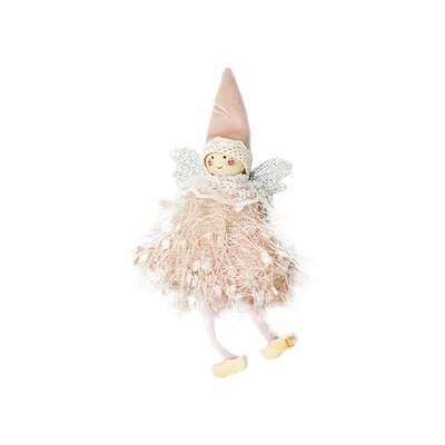 

Tailored Lovely Christmas Tree Decorations Woolen Yarn Angel Doll Pendant Hanging Party