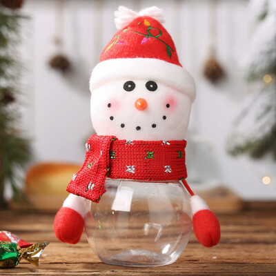 

Cute Christmas Candy Storage Can Decor For Home Gift Biscuit Food Storage Jar Candy Jar