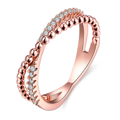

Cross Finger Ring For Lady Princess Women Ring Paved Zircon Luxury Wedding Engagement Ring