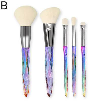 

5Pcs Professional Colorful Powder Foundation Blush Makeup Brushes Cosmetic Tools