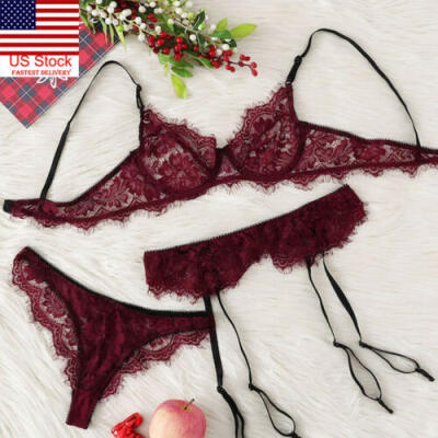 

US Sexy Womens SissySexy Lingerie Lace Babydoll Sleepwear Nightwear Underwear