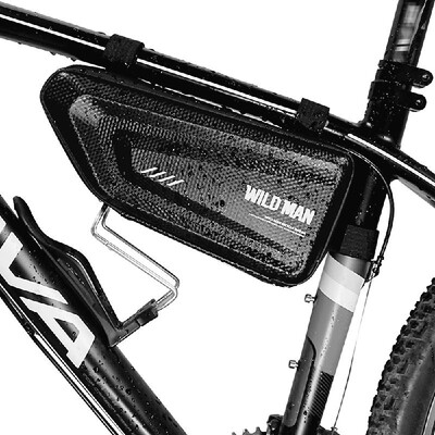 

Bicycle Triangle Frame Bag Water Resistant Bicycle Pouch Top Tube Pack Lightweight Bike Storage Bag