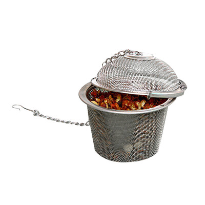 

Toponeto Stainless Steel Ball Tea Spice Strainer Infuser Mesh Filter Leaf with Lid Chain