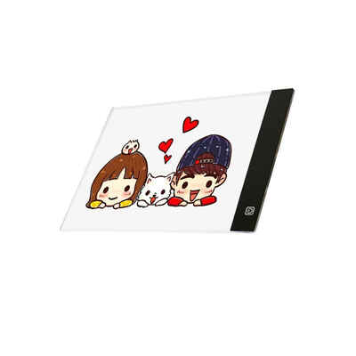 

A4 LED Touchable Art Stencil Board Light Box Tracing Drawing Board Ultra-thin LED Light Pad