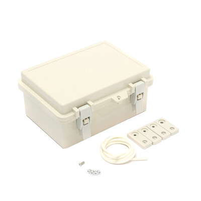 

IP65 Waterproof Plastic Electric Junction Box Hinged Shell Connection Enclosure Adaptable Case