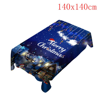 

Tailored Christmas TableclothChair Cover Digital Printing Christmas Table Decoration