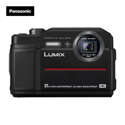 

Panasonic TS7 black waterproof sports camera five anti-camera waterproof dustproof shockproof antifreeze anti-pressure 4K WIFI Zhilian